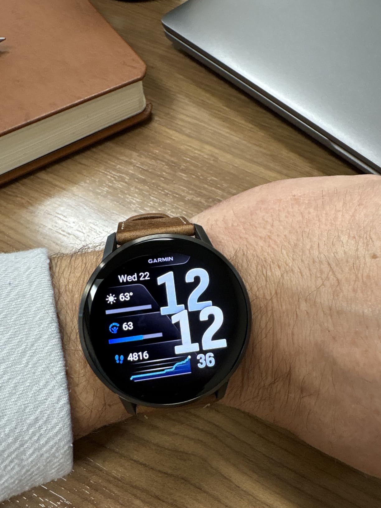 Garmin Venu® 4, Advanced Fitness Smartwatch, 45mm, Black Silicone customer photo 2