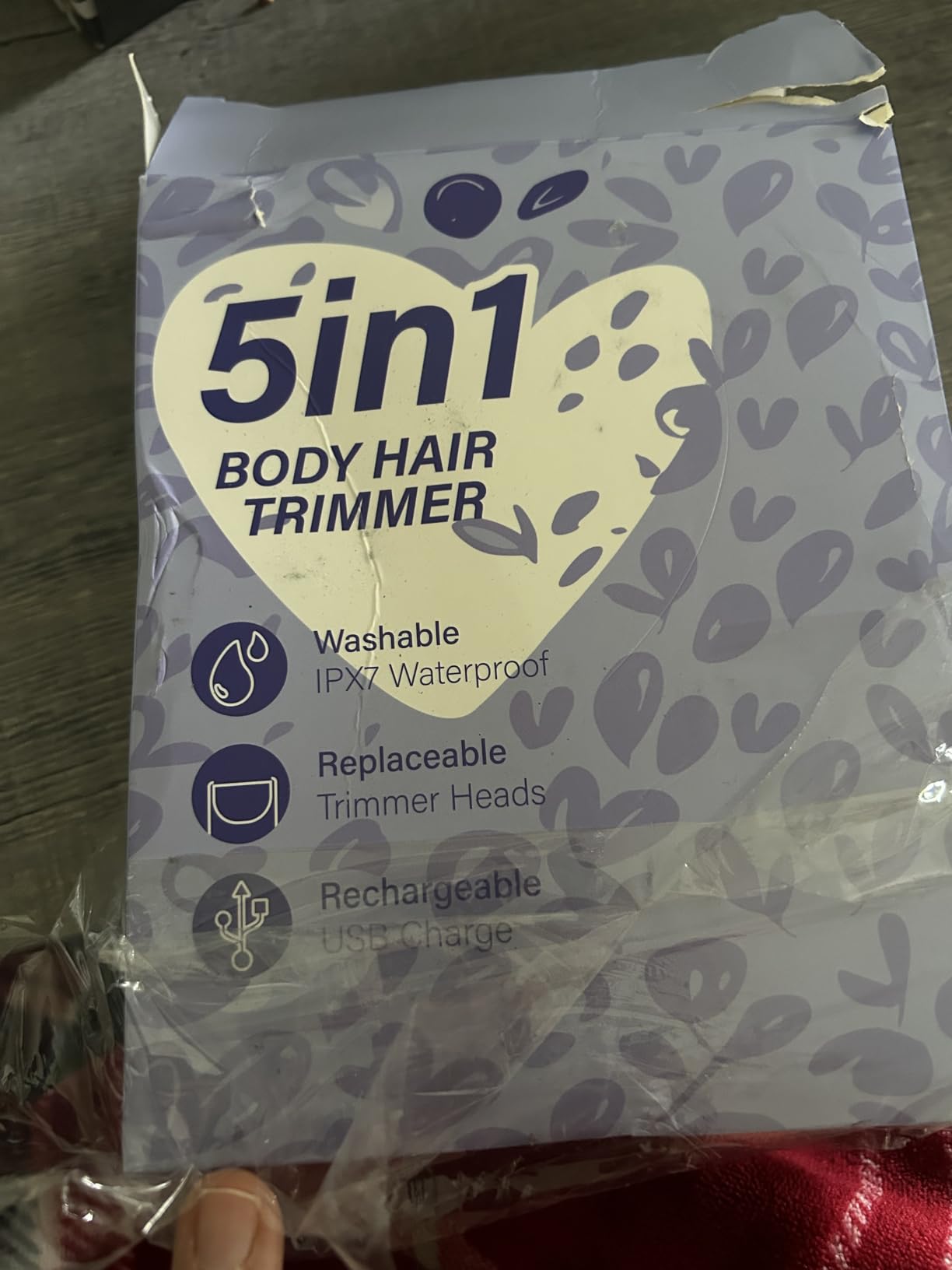 KINGTEE 5-in-1 Electric Bikini Trimmer for Women – IPX7 Waterproof Shaver, Cordless Body & Facial Razors for Women, Ceramic Blades, USB-C Rechargeable, Painless Hair Removal Kit (White) customer photo 2