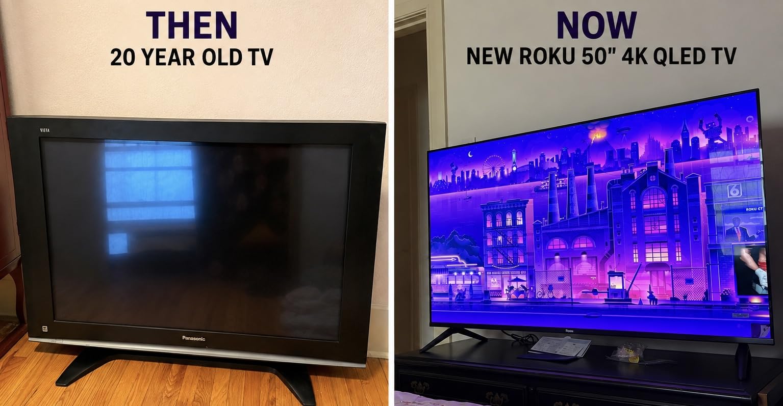 Roku 55-Inch Select Series Smart TV 2026-4K QLED TV - Roku TV customer photo 1
