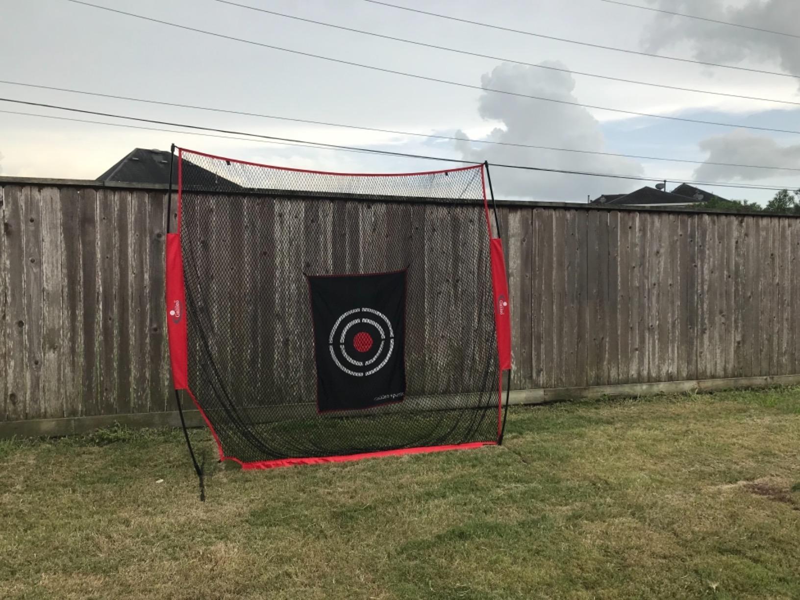 Gagalileo Heavy Duty Golf Net with Velet Target for Backyard customer photo 1
