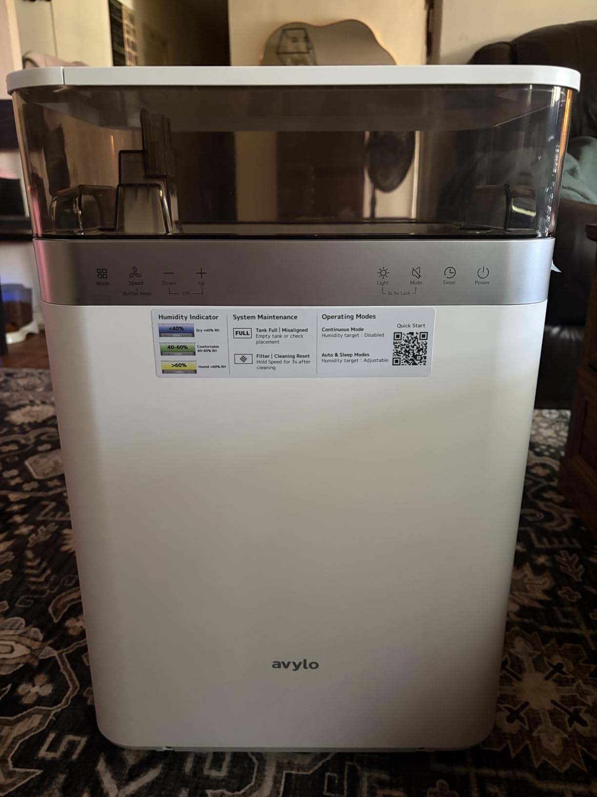 avylo Dehumidifier for Basement with Pump and Hose, Max 90 Pints/D, White customer photo 2