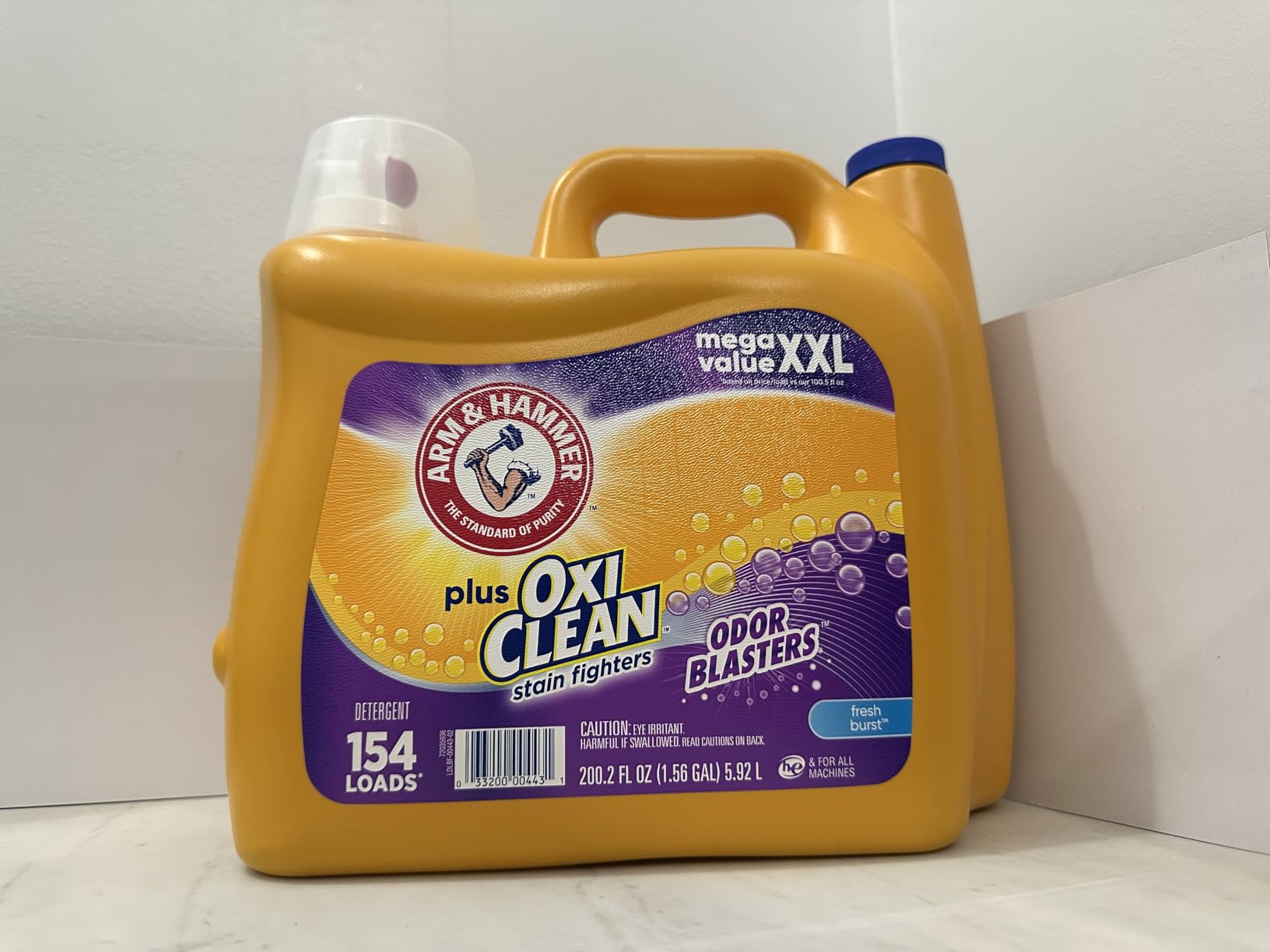 ARM & HAMMER Plus OxiClean with Odor Blasters Liquid Laundry Detergent customer photo 1