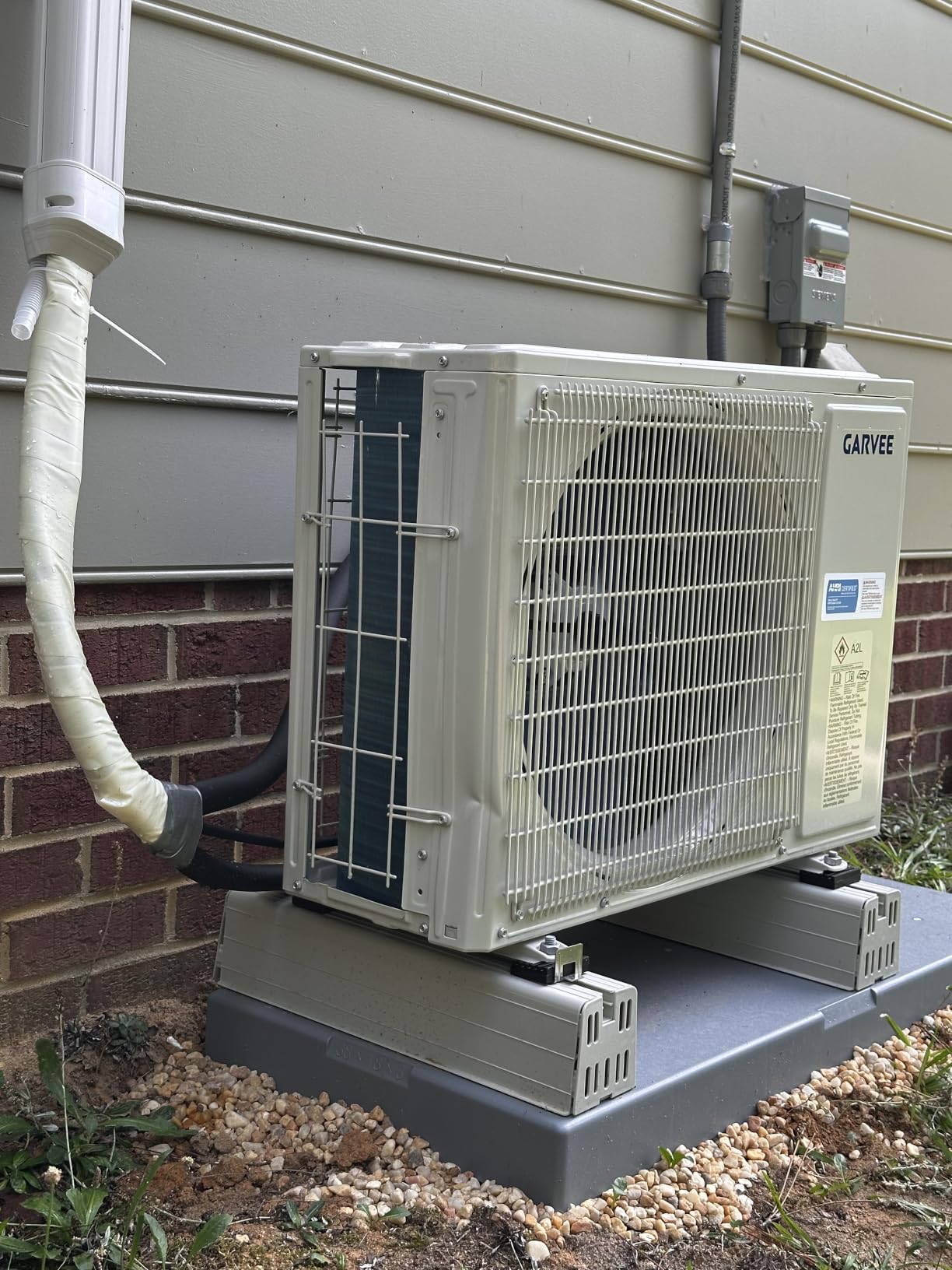Garvee 9,000 BTU Mini Split Air Conditioner with Heat Pump, 18.5 SEER, Cools Up to 750 Sq. Ft, Energy Efficient Inverter AC with Installation Kit & Remote, Ductless AC Unit with Pre-Charged Condenser customer photo 1