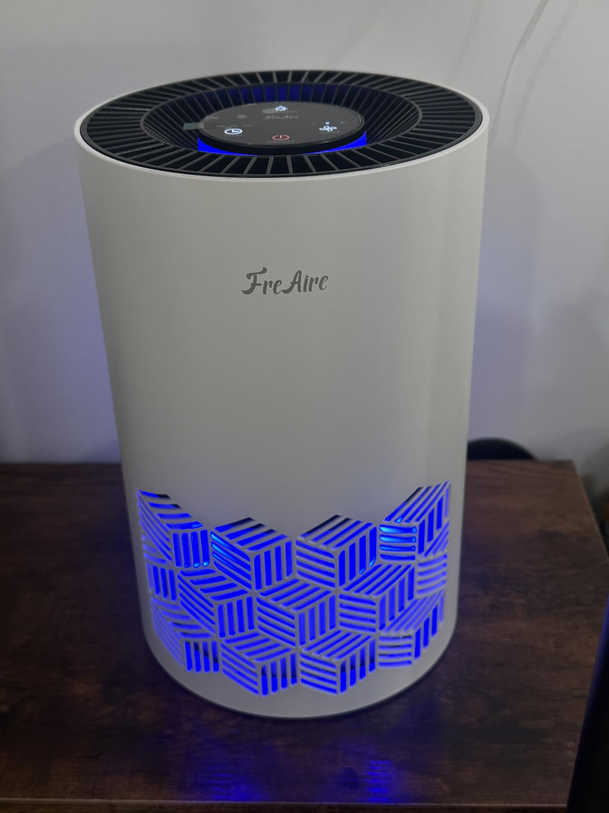 FreAire Air Purifiers for Bedroom Up to 1086 Ft², KN6391RGB, Black customer photo 1
