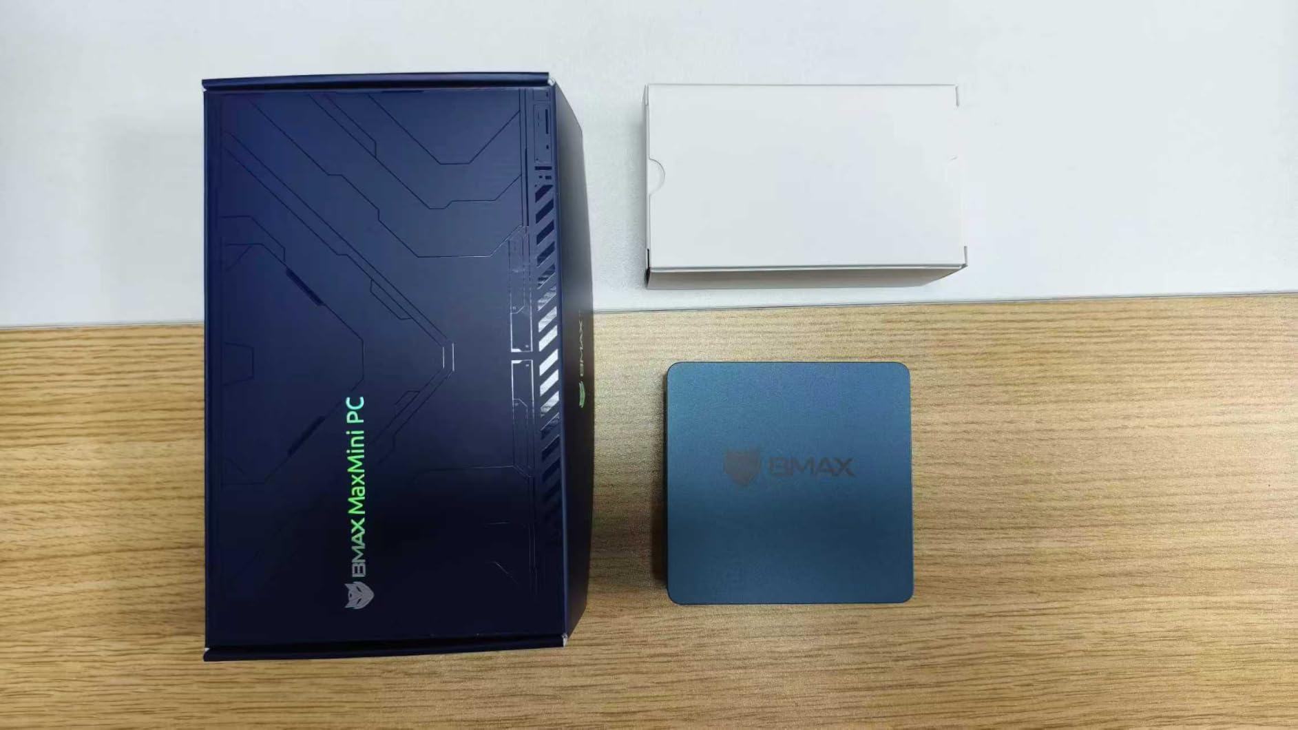 Bmax Mini PC Mini Desktop Computer Intel Celeron J3355 (Up to 2.5GHz) Win 11, 6GB RAM 128GB eMMC Support M.2 SSD Expansion (512GB/2TB), 4K Dual Display WiFi5& BT5.0 for Home/Office,Daily Use,B1 Plus customer photo 1