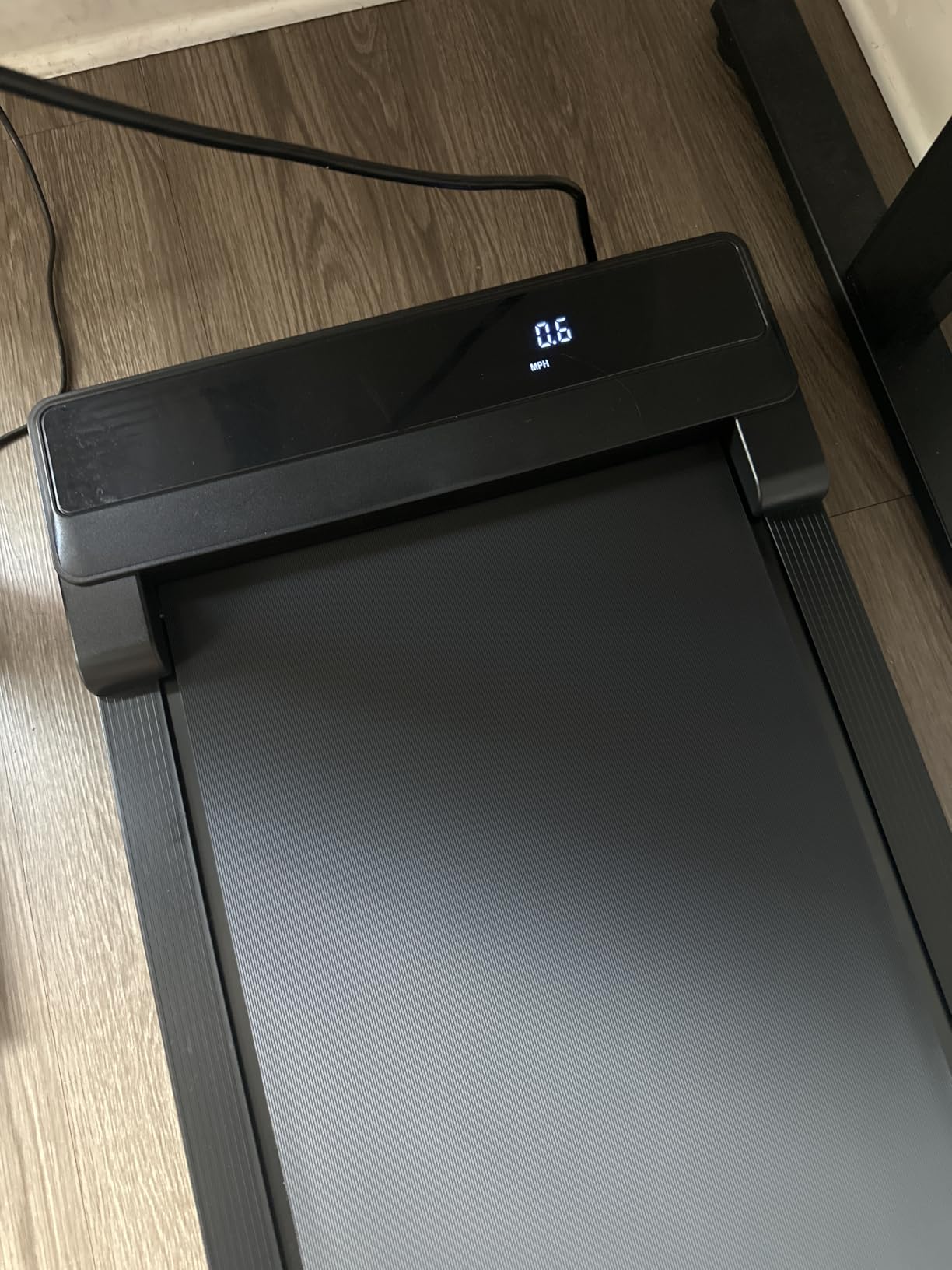 Walking Pad Treadmill with 5% Incline - Under Desk Running Machine Mat Pads for Home Office Portable Small Compact Quiet Flat Indoor Magnetic Lightweight Electric Treadmills Remote Control 4MPH customer photo 1