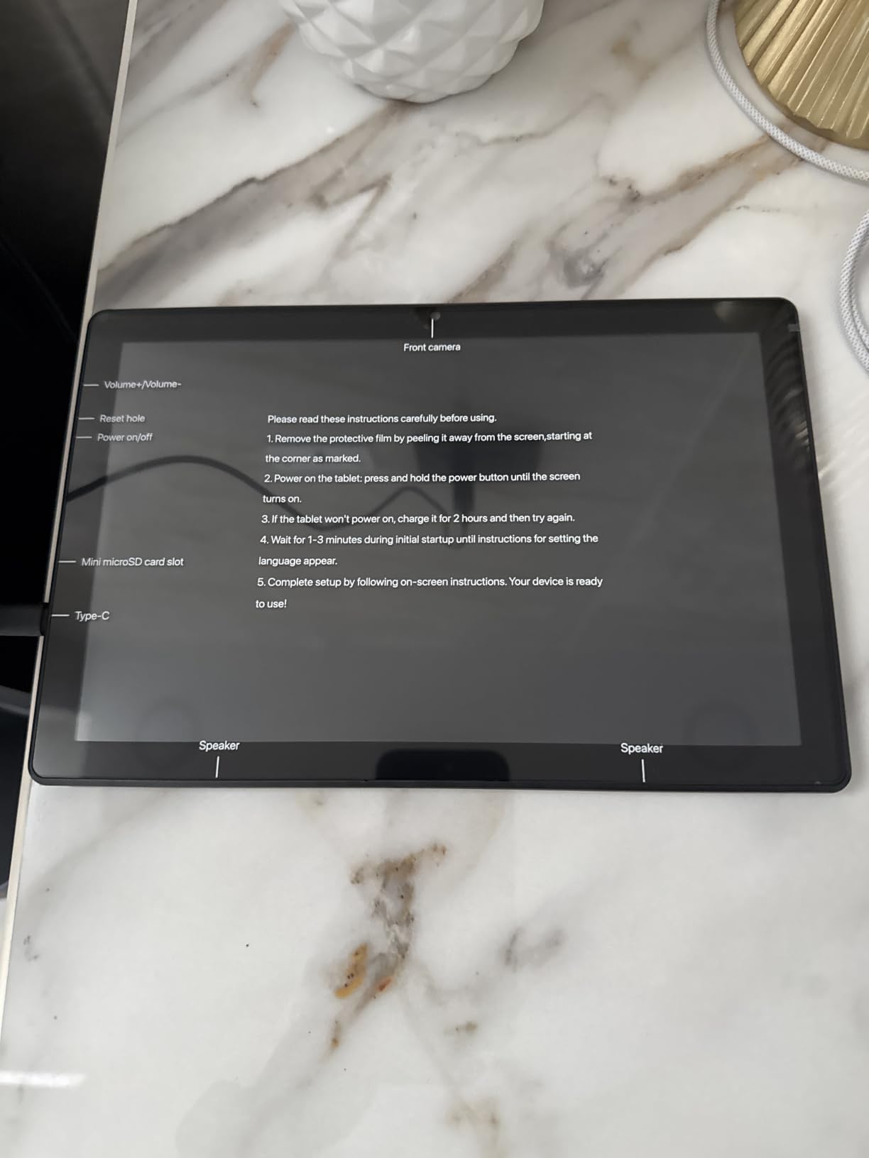 Android 16 Tablet 10 Inch, 24GB RAM 64GB ROM 1TB,HD IPS,Fast WiFi 6, BT 5.4 customer photo 2
