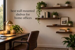 best wall mounted shelves for home offices