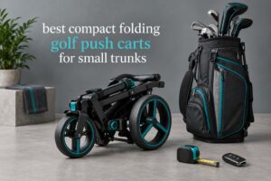 best compact folding golf push carts for small trunks