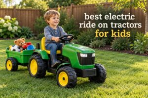 best electric ride on tractors for kids