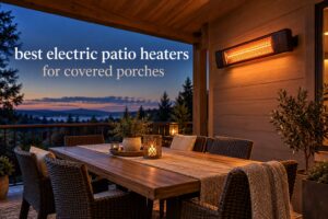 best electric patio heaters for covered porches