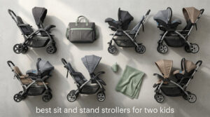 best sit and stand strollers for two kids