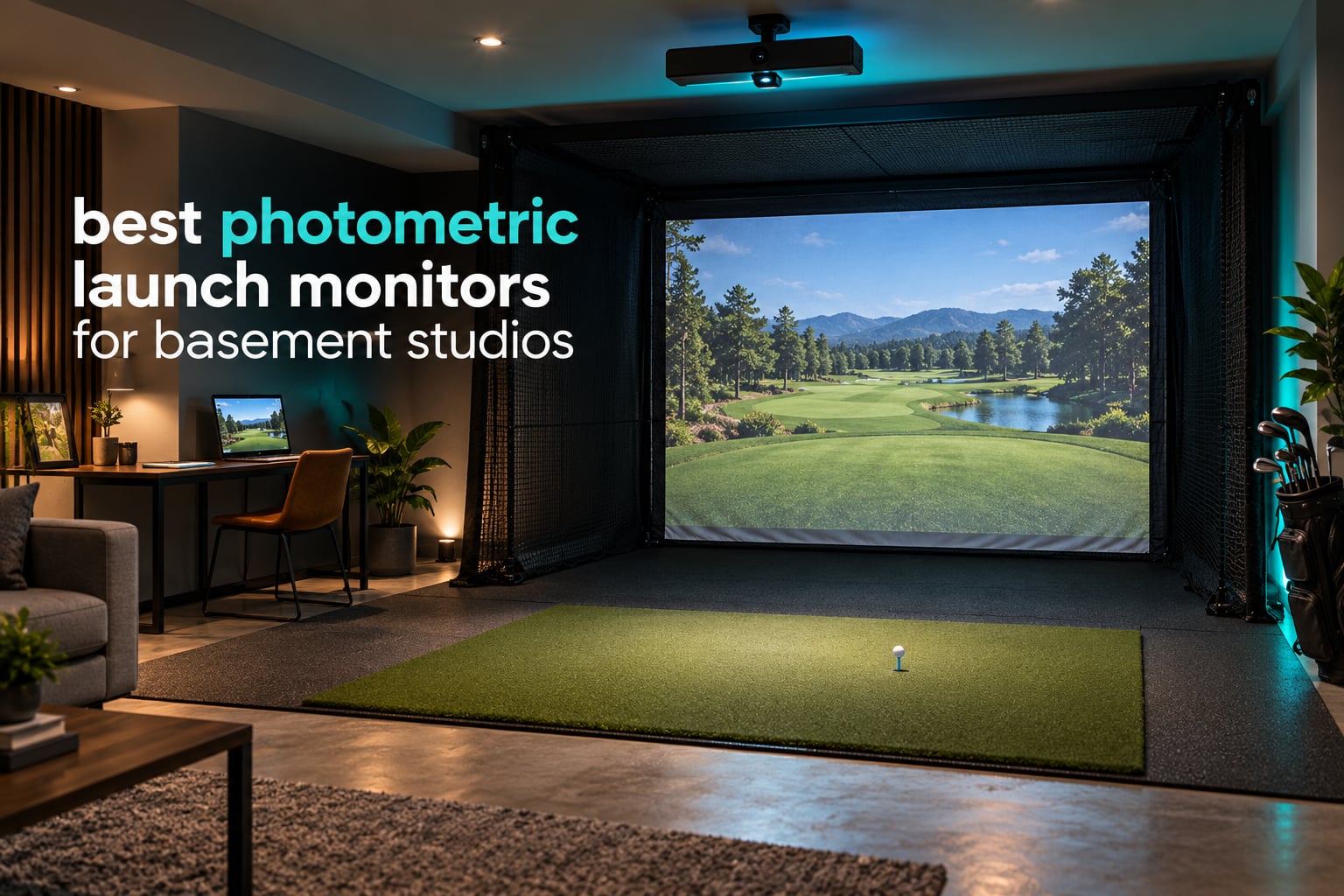 best photometric launch monitors for basement studios