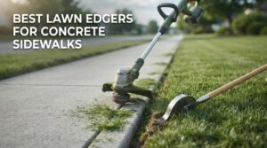 best lawn edgers for concrete sidewalks