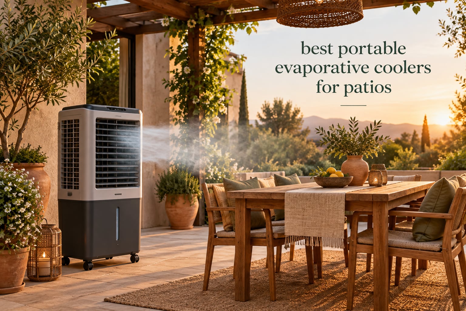 best portable evaporative coolers for patios