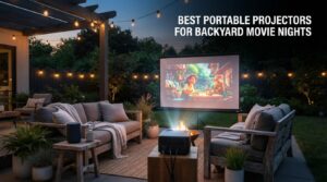 best portable projectors for backyard movie nights
