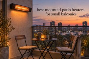 best mounted patio heaters for small balconies