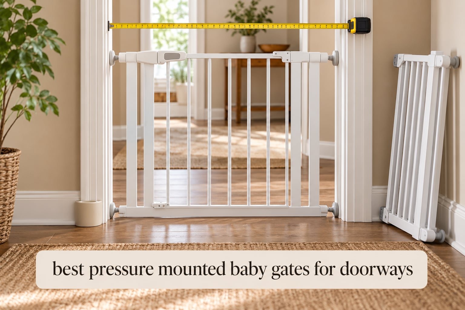best pressure mounted baby gates for doorways