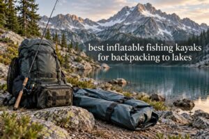 best inflatable fishing kayaks for backpacking to lakes