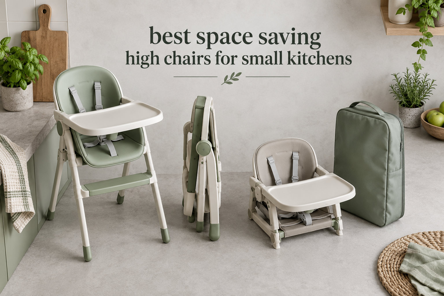 best space saving high chairs for small kitchens