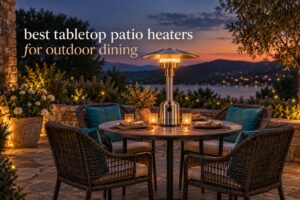 best tabletop patio heaters for outdoor dining