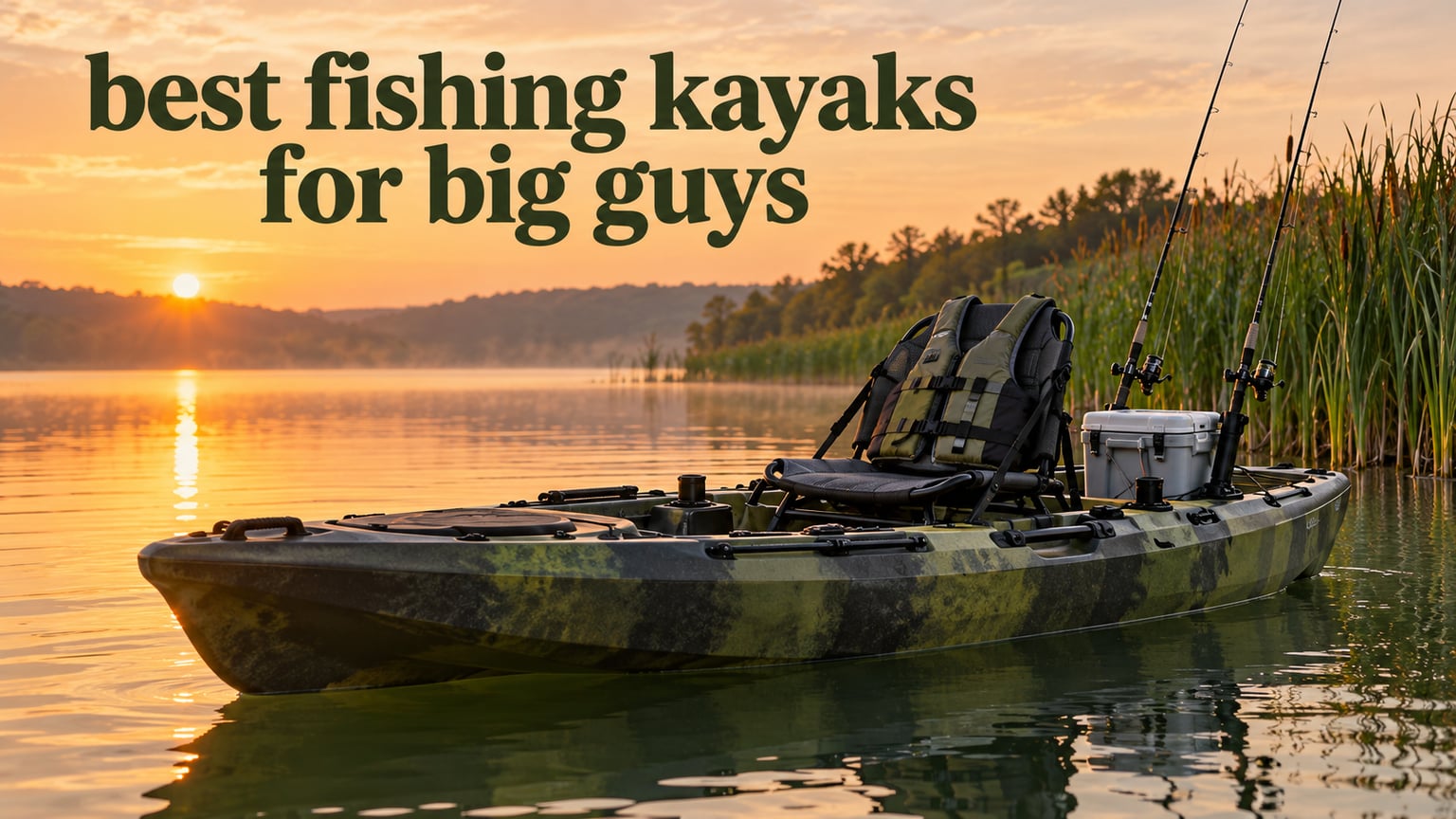 best fishing kayaks for big guys