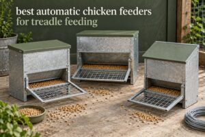 best automatic chicken feeders for treadle feeding