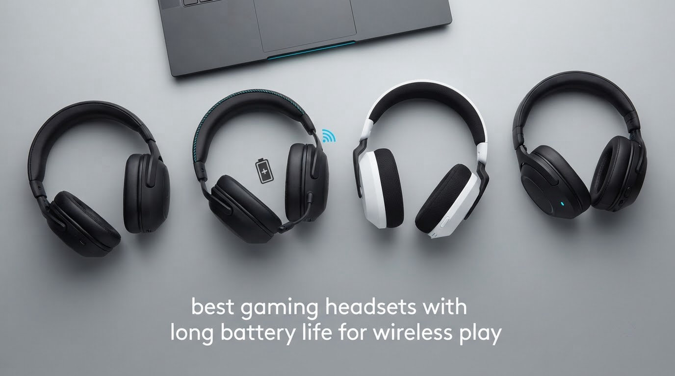 best gaming headsets with long battery life for wireless play