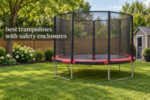 best trampolines with safety enclosures