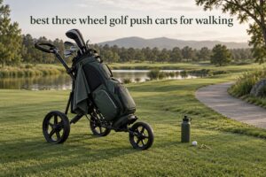 best three wheel golf push carts for walking