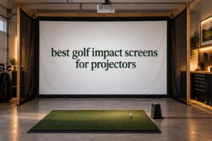 best golf impact screens for projectors