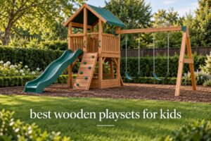 best wooden playsets for kids