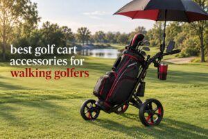 best golf cart accessories for walking golfers
