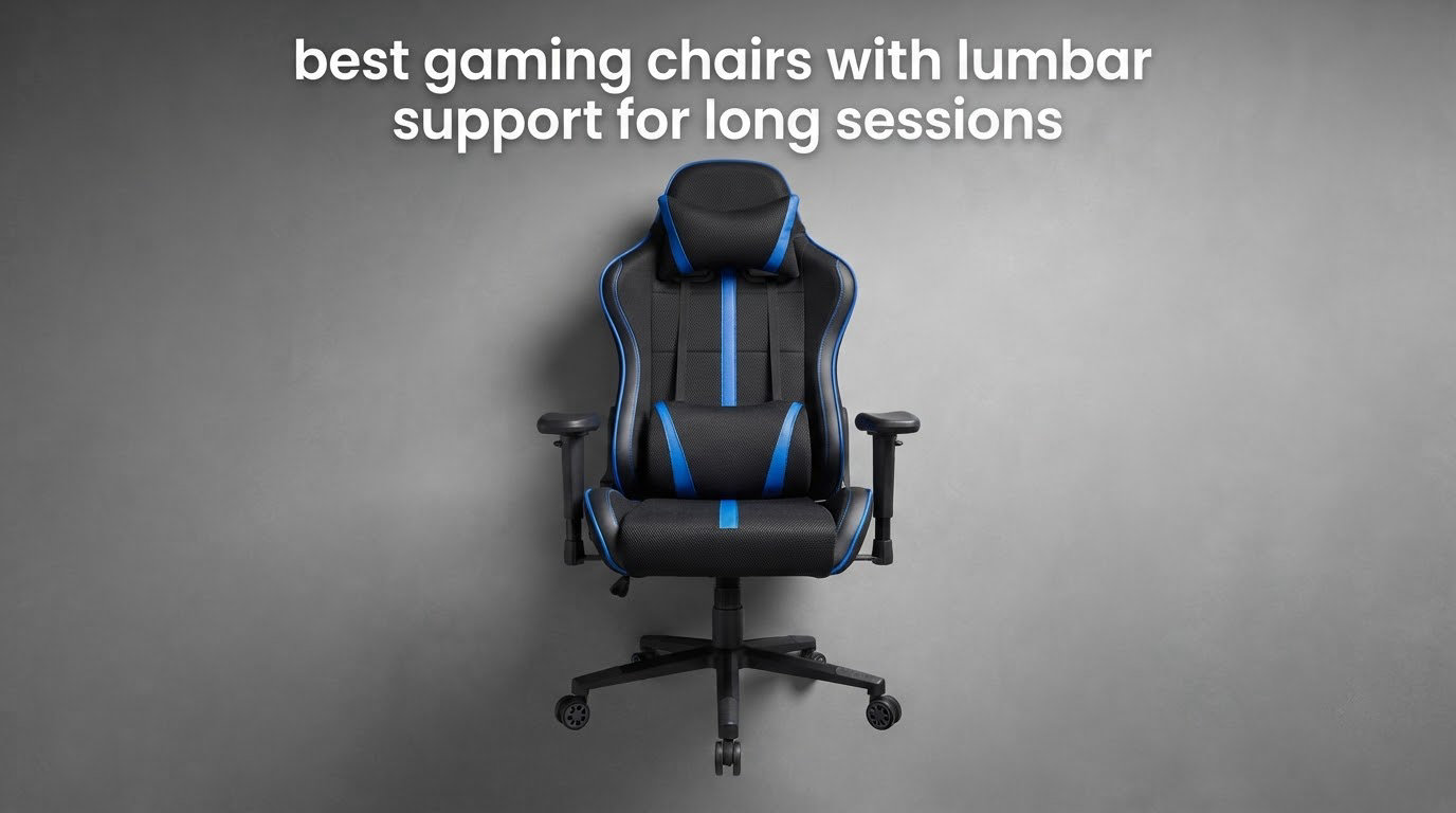 best gaming chairs with lumbar support for long sessions