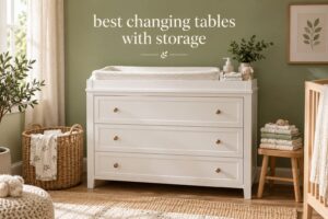 best changing tables with storage